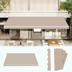 14' 10' Retractable Awning Fabric Replacement, Sun Shade Patio Cover Outd. Fixed Price $111.23.