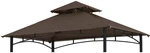 Cooshade Grill Gazebo Replacement Canopy Roof Outdoor Double Tiered Barbecue .... Fixed Price $44.62.