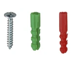 60 Piece Screw & Dry Wall Anchor Hanging Mounting Assortment Kit. Fixed Price $8.88.