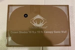 Crown Shades 10X10 Ft Pop Up Canopy Tent Black, New. Fixed Price $19.99.