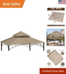 Replacement Canopy Roof For Target Madaga Gazebo Model L-GZ136PST BEIGE1. Fixed Price $77.99.