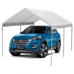 Universal Canopy 10FT. By 13FT., 3/8IN. Steel Frame, Leg, White, C61013PC. Fixed Price $234.86.
