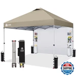 Crown Shades Canopy Tent 10X10 Pop Up Outdoor Pockets Sidewall. Fixed Price $294.52.