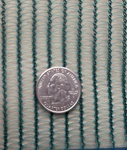 30% Mono Knit Green Shade Cloth Plain Or W/ Tape & Grommets 2' O/c. Fixed Price $74.75.