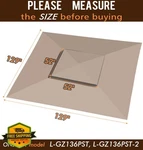 Ontheway Gazebo Canopy Roof Beige For Target Madaga L-GZ136PST. Fixed Price $94.99.