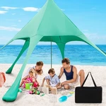 Goplus Beach Canopy, 20 X Ft Shade With UPF50+ Sun Protection, Green. Fixed Price $57.31.