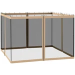 Universal 10' Gazebo Replacement Mesh Netting Screen Walls, White. Fixed Price $52.99.