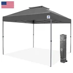 E-z Patriot One-up Technology Vented Shelter X Steel Grey PTSVSG10. Fixed Price $337.22.