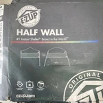 Ez Up Canopy Half Wall, Steel Gray, Angle Leg, 10' Fabric HE3SG10ALGY Accessory. Fixed Price $20.64.