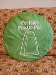 Gigatent St 002 Pop-up Pod Changing With Carry Bag Green. Fixed Price $20.00.