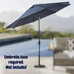New 10' Aluminum Sunbrella Auto-tilt Crank Patio Deck Commercial Market Umbrella. Fixed Price $157.78.