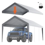Carport Replacement Canopy Cover 10 X 20 Ft, Garage Top Tent Shelter Tarp Heavy-. Fixed Price $87.60.