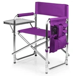 Picnic Time Sports Chair With Side Table And Armrest Caddy, One Size, Purple. Fixed Price $120.29.
