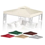 Gazebo Cover Replacement Canopy Top 12X12 Ft (3.6M 3.6M) - Double Tier Ivory. Fixed Price $100.06.