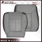 2011 - 2014 Ford F150 Platinum Driver Real Cow Leather Seat Cover Steel Gray. Fixed Price $374.18.