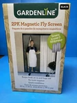 Gardenline Mosquito Fly Mesh Magnetic 2 Pack 83 X39 Nib. Fixed Price $40.00.