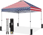 Crown Shades 10X10 Pop Up Canopy, Patented Center Lock One Push New. Fixed Price $181.99.
