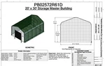 Clearspan Storage Master Solarguard Building - 20' W X 30'. Fixed Price $7999.00.