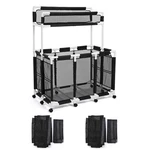 Apluschoice 270 Gal & Top Rack Mesh Pool Storage Bin Rolling Replacement Net. Fixed Price $179.90.