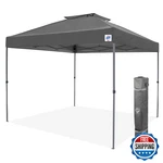 E-z Patriot One-up Technology Vented Shelter X Steel Grey PTSVSG10. Fixed Price $337.83.