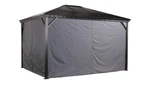 Shelterlogic Sojag Curtains For Verona 10X12 Color Gray Frame Material Fabric. Fixed Price $249.99.