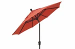 Patio Umbrella Treasure Garden Premium 7.5 Ft Push Button Tilt Alum Black Frame. Fixed Price $219.00.