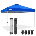 Eagle Peak 12X12 Ft Pop Up Canopy Tent With Wheeled Carry Bag. Fixed Price $189.99.