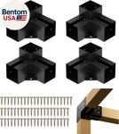Pergola Brackets Kit 4X4 (inner Size 3.7X3.7), Pack 3-WAY Heavy Duty 90 Right. Fixed Price $97.70.