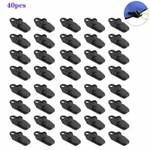 40PCS Tarp Clips Locking Awning Clamp Snap Hangers Survival Emergency Heavy Duty. Fixed Price $10.11.