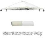13X13 Canopy Replacement Top Cover,single Tier Waterproof Instant Vented. Fixed Price $110.19.