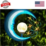 Stars Moon Solar Lights Outdoor - Powered Garden Decorative Crac.... Fixed Price $33.29.