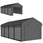 Outsunny 12' X 20' Metal Carport, Heavy Duty Garage Canopy With Galvanized. Fixed Price $1220.99.