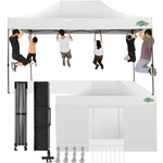 Pop Canopy 10X15 Ft Heavy Duty Waterproof Upf 50+ Sidewalls White Cobizi Wind. Fixed Price $369.99.