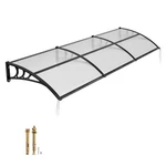 Vevor 38X117 Exterior Door Awnings With Drainage Snow Sun Protection. Fixed Price $105.99.