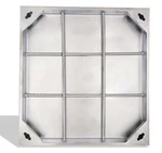 20X20 Stainless Steel Manhole Cover And Frame, Square Septic Tank Lid With Base,. Fixed Price $74.99.
