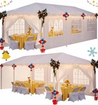 10X30FR Party Tent 300 Sq Ft Outdoor Canopy With 8 Removable Sidewalls, 2 Zipper. Fixed Price $289.99.