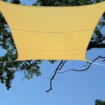 New Premium 12 Foot Square Sand Beige Waterproof Polyester Sun Shade Sail Cool. Fixed Price $22.99.