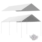 Only !!!--10' X 20' Carport Replacement Top Canopy Cover, Uv Resistant And. Fixed Price $89.99.