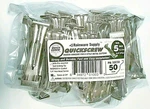 Quick Screw 5" 50 Pack Premium Hidden Rain Gutter Bracket Hook Hangers With Clip. Fixed Price $47.99.