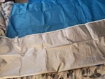 Jeary Instant Popup Canopy Replacement Cover Royal Blue Color With Zipper. Fixed Price $45.00.