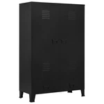 Wardrobe 2-DOOR Armoire Clothes Storage Organizer Closet Black Steel Vidaxl. Fixed Price $313.99.