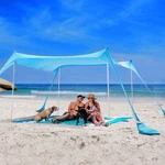 Sun Ninja Beach Tent Shelter UPF50+ - Easy Pop Canopy Turquoise. Fixed Price $59.95.