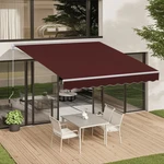 Manual Patio Awning Canopy Outdoor Sun Shade Shelter Retractable Garden 3 Size. Fixed Price $209.99.