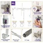 Impact Canopy Replacement Parts For Ml Aluminum Frame Pop Up Tent. Fixed Price $27.99.