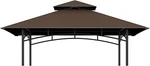 Grill Gazebo Replacement Top 5 * 8 Outdoor Bbq Cover Double Layer Canopy. Fixed Price $52.00.
