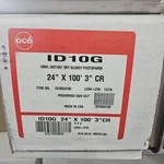 Oce ID10G Instant Dry Gloss Photo Roll Mil 24" X 100' 3" Core. Fixed Price $88.00.