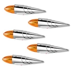 5PCS Led Torpedo Cab Marker Roof Running Top Lights Lens/amber. Fixed Price $118.23.