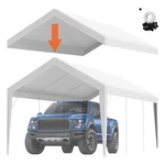 Carport Replacement Canopy Cover 10 X 20 Ft, Garage Top Tent Shelter Tarp Heavy-. Fixed Price $84.35.