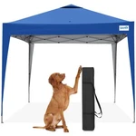 Carpa Azul 10X10 Ft Toldo Lona Para Playa Patio Exterior Portatil Cil De Armar. Fixed Price $108.49.