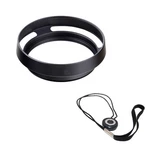 58MM Tilted Vented Metal Hood Sun Shade+lens Cap Holder F/ Canon Nikon Sony. Fixed Price $11.88.